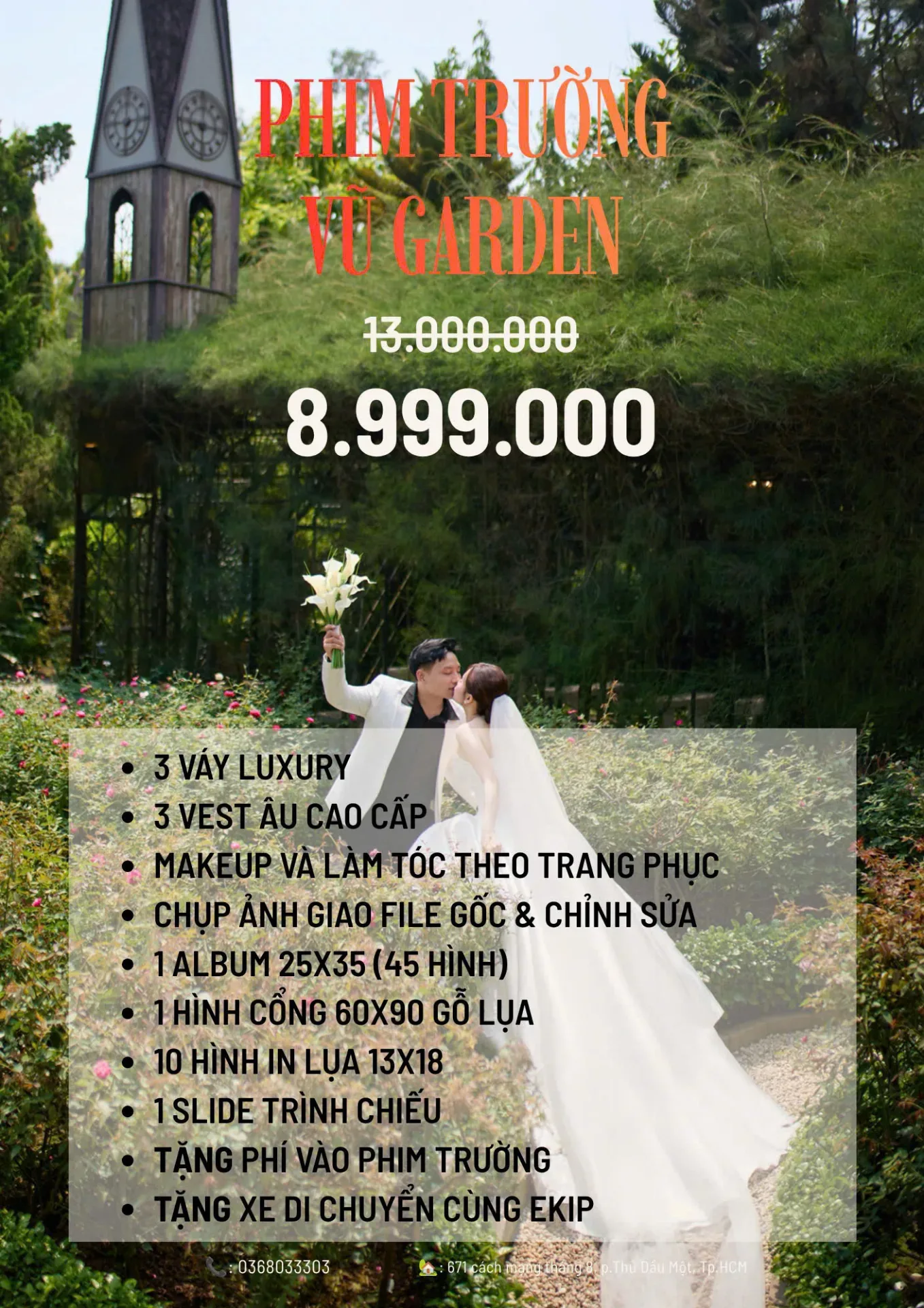 ảnh cưới phim trường Vũ Garden