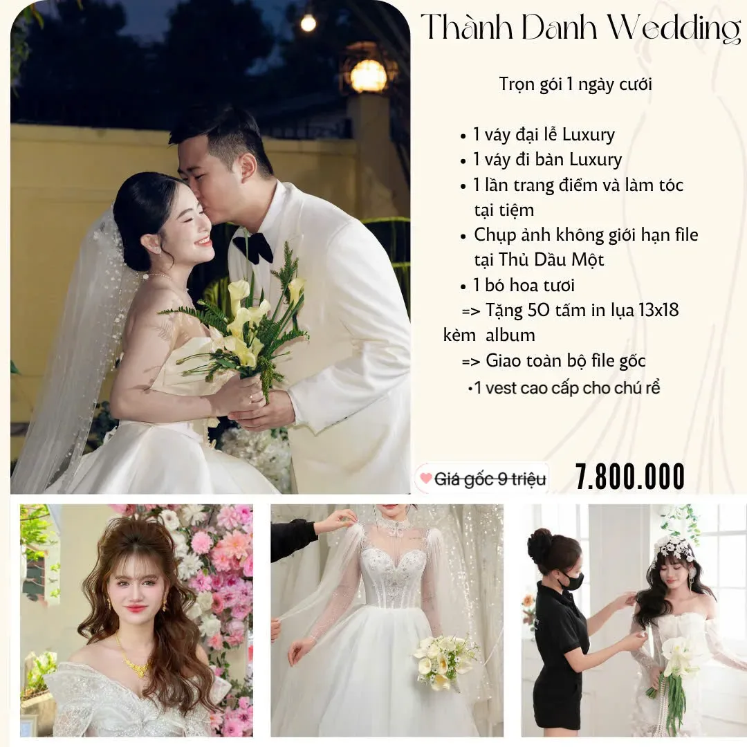 Chụp ảnh cưới trọn gói 