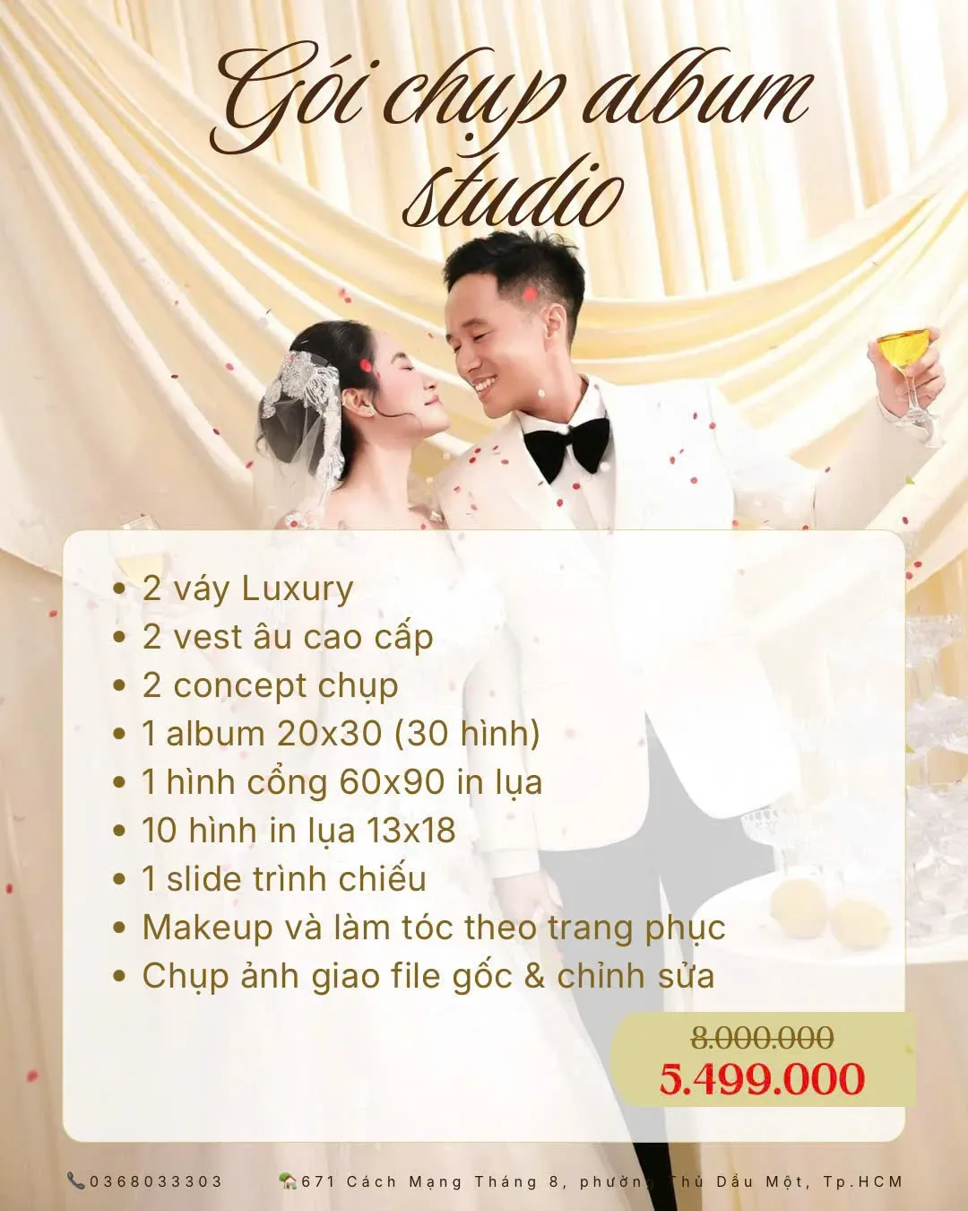 Gói chụp album studio