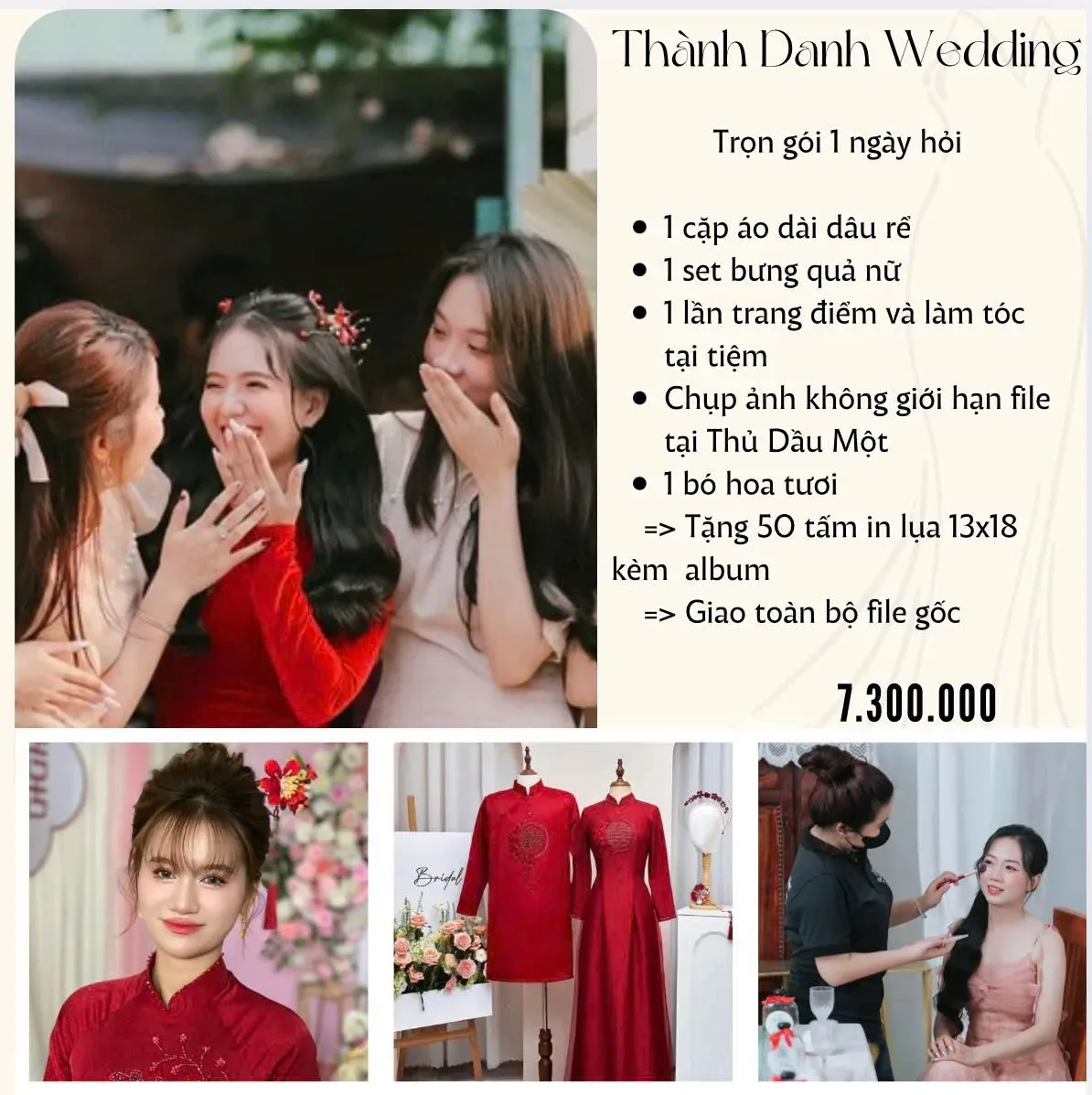 Trọn gói ngày ăn hỏi 