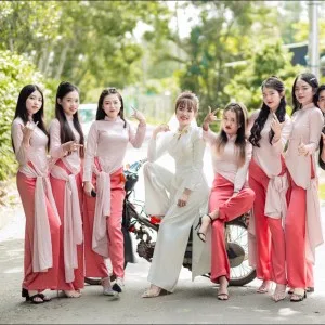 ÁO DÀI PHỤ DÂU, ÁO DÀI BƯNG QUẢ